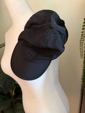 Black One Size Breathable Hat